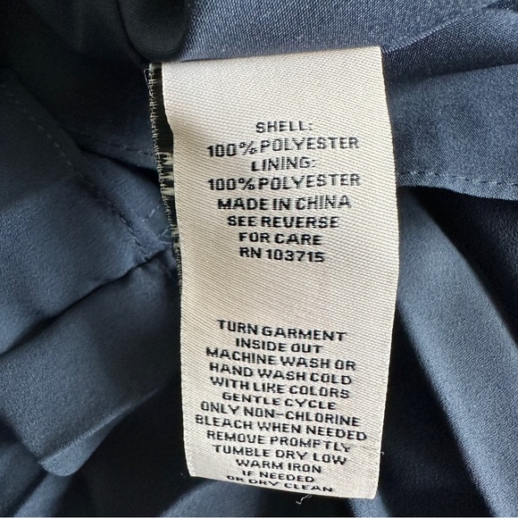 NANETTE NANETTE LEPORE Pleated swing Blouson elastic waist high neck Dress 2 - Picture 11 of 16